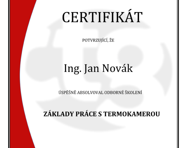 Školení - Základy práce s termokamerou